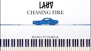 Lauv - Chasing Fire (Piano Tutorial + Sheets)