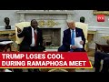 Get Out You Jerk Trump EXPLODES In Front Of Ramaphosa At WH Big Fight With NBC Journalist