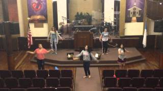 Holy Spirit you are welcome here Praise Dance "practice Routine"