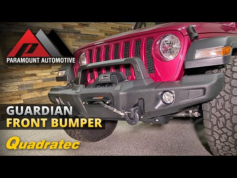 Paramount Guardian Front Bumper for Jeep Wrangler JK, JL & Gladiator JT