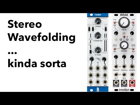 Stereo wavefolding...sorta