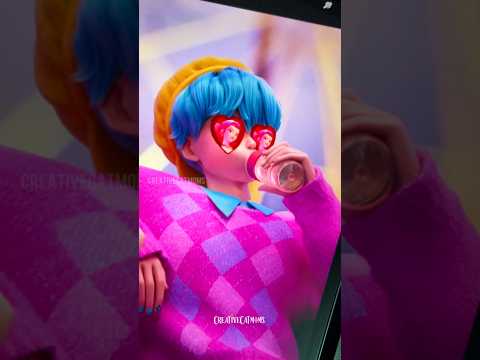 Zoey and Baby on a DATE!🤫 #shorts #art #kpopdemonhunters