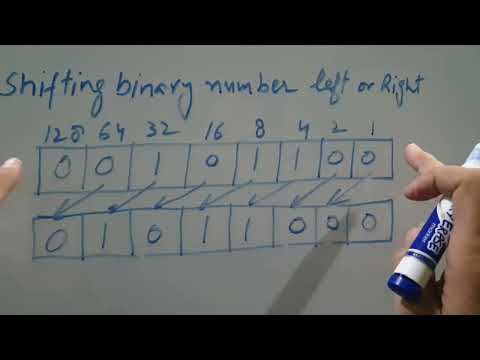 shifting binary number to left