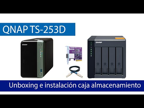 QNAP TL-D400S saugojimo diskų korpusas 2.5/3.5" HDD / SSD aptvaras Juoda, Pilka video