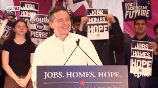 RAW: Poilievre rips into Liberals at Conservatives' 'No More Sacrifices' youth rally