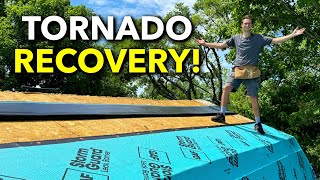 Repairing Tornado Damage | Installing New Storm Guard Leak Barrier