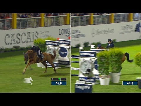 LGCT Grand Prix of Cascais 2017 - Split screen Danielle Goldstein vs Maikel van der Vleuten