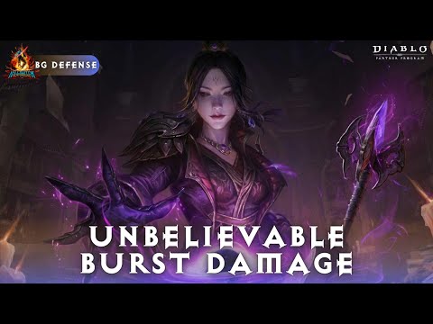 Diablo Immortal - Revisiting Wizard: Unbelievable Burst Damage | Battleground: Defense