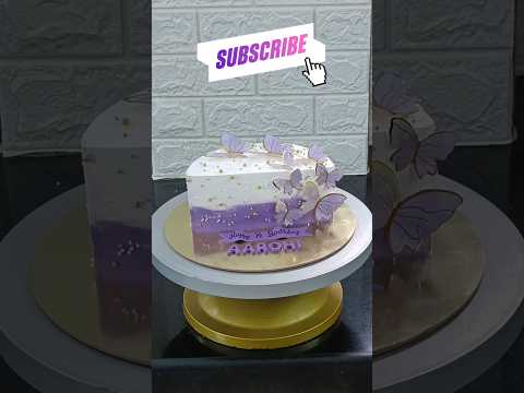 Cake decoration ideas/half birthday cake design #shorts #cakedecorating #cakedesign #halfbirthday