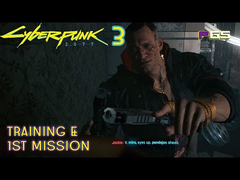 Training and 1st mission  | Cyberpunk 2077 Walkthrough Corpo - Part 3