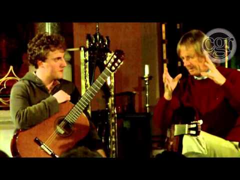 David Russell teaching and performing at the 2010 Classical Guitar Retreat.