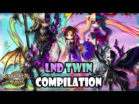 LnD TWINS in ACTION !!| Summoners War Twin Light and Dark RTA Compilation