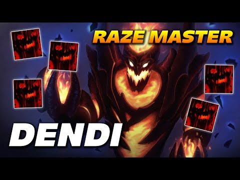 Dendi Shadow Fiend Raze Master - Dota 2 Pro Gameplay