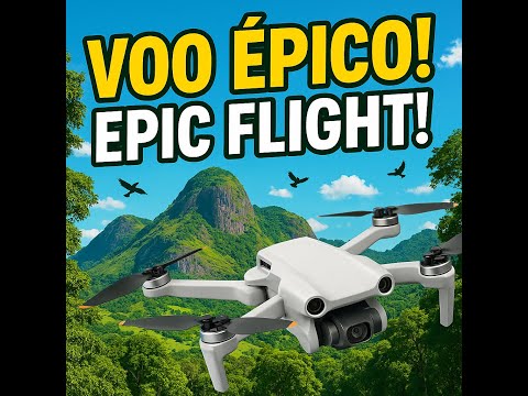 Decolando com DJI Mini 4 Pro em meio à natureza de Ibitirama, ES