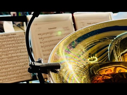 2024-05-19 Blaskapelle Möckenlohe beim drumherum 2024 in Regen