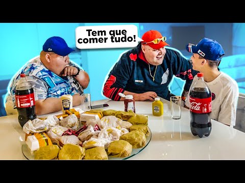 DISPUTA DO LANCHE, MAUMAU E O GORD@O COMERAM MAIS DE 20 BIGMAC !