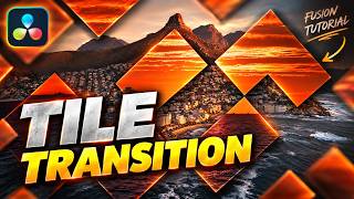 TileTransition | DaVinci Resolve Fusion - Tutorial Deutsch