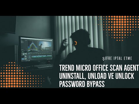 Trend Micro Office Scan Agent Uninstall, kaldırma şifresini iptal edip programı kaldırma