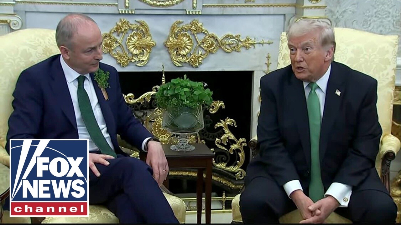 WATCH LIVE: Trump hosts Ireland's Taoiseach at the White House