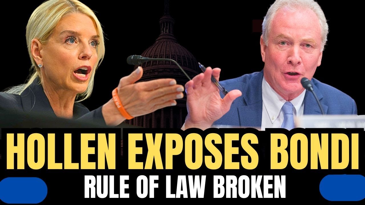 DOJ Meltdown: Van Hollen Exposes Bondi — The DOJ Is Breaking the Rule of Law