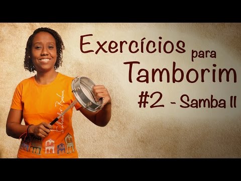 Exercícios para tamborim #2 - Samba 2 (duas viradas)