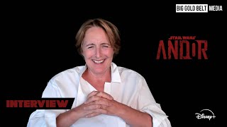 Fiona Shaw Interview “Maarva Andor” | Star Wars 'Andor' | Disney+ video