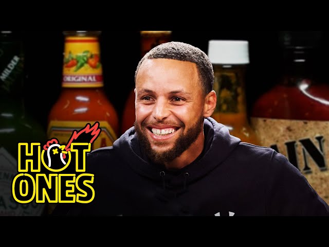 Stephen Curry Is On Fire While Eating Spicy Wings | Hot Ones SDDEFAULT Thumbnail