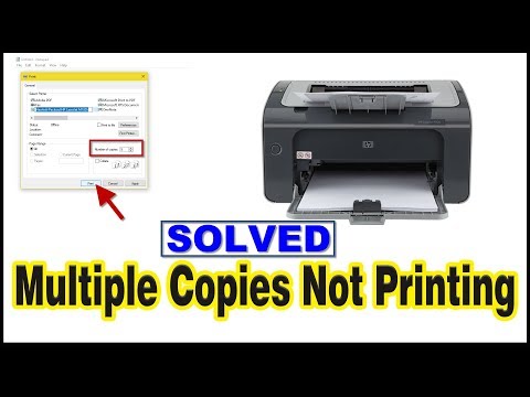 [Solved] Printer Not Printing Multiple Copies | Multiple page print not working in Printer