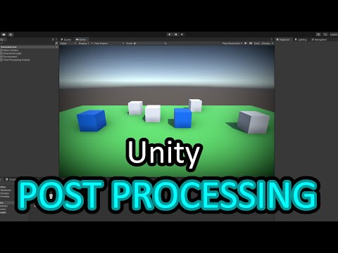 How To Add Post Processing Unity Tutorial