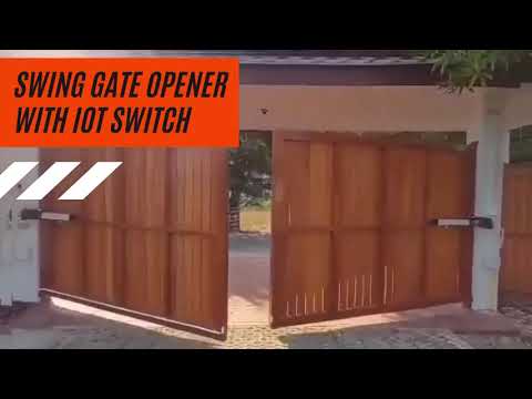 ติดตั้งระบบ Swing Gate Opener และ IOT Switch