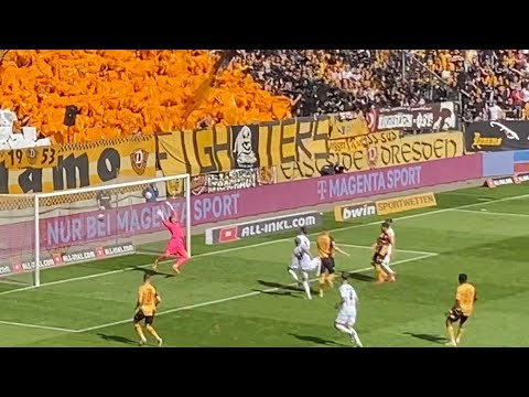 Dynamo Dresden | K-Block Fangesang - keiner schlägt die SGD + Kutschke Tor 🖤💛