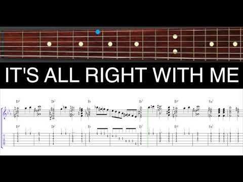 IT'S ALL RIGHT WITH ME | Solo Jazz Guitar Tabs
