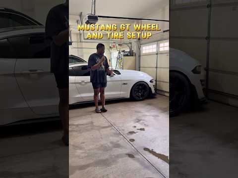 BEST MUSTANG WHEEL AND TIRE SETUP??? #shorts
