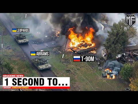 Russia Sent T-90M Tanks Against Abrams and Leopards - Then THIS Happened...