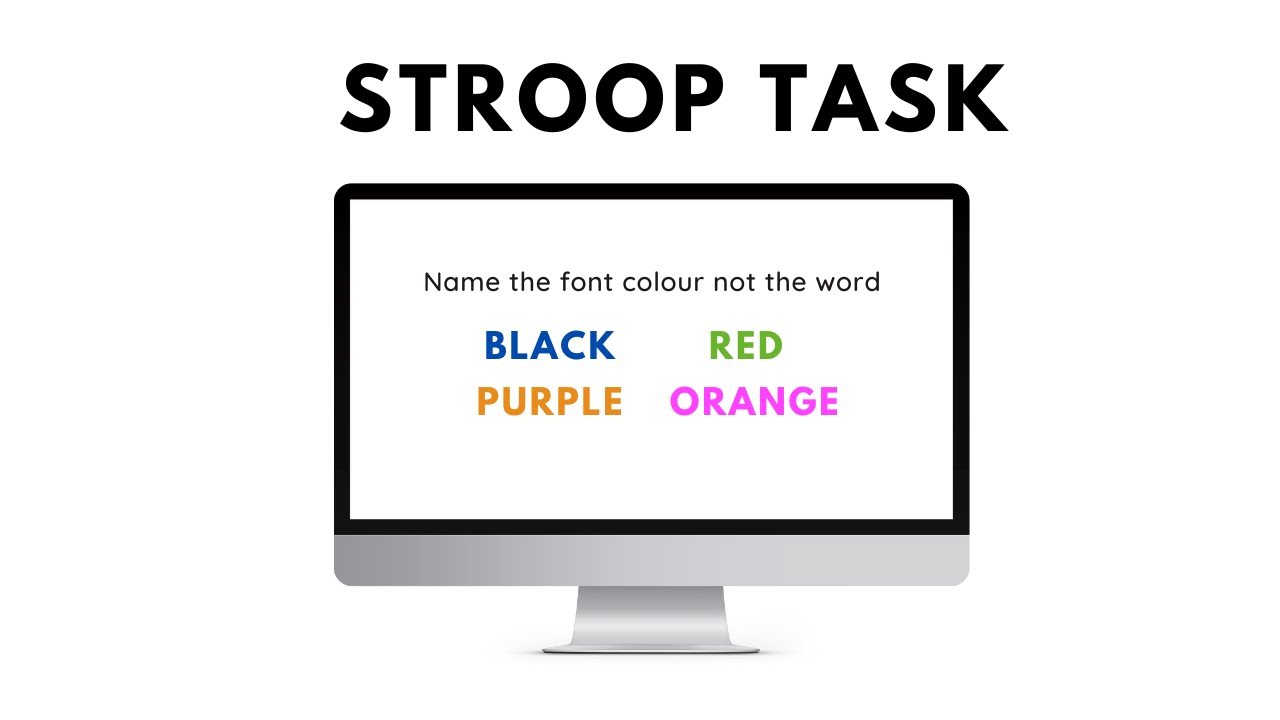 What is the Stroop Task? || Cognitive Psychology Research Tasks