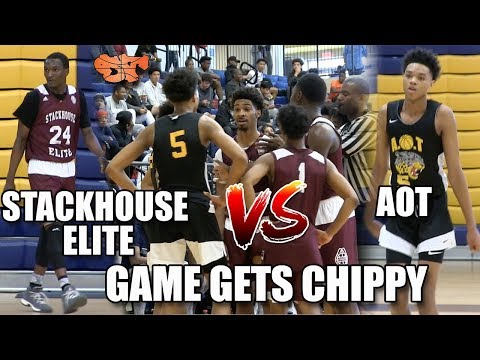 STACKHOUSE ELITE vs. AOT GAME GETS CHIPPY