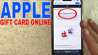 ✅  How To Buy An Apple Gift Card Online 🔴