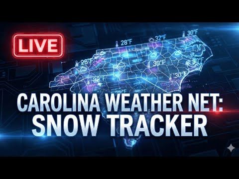 Snow storm weather forecast: Carolina Weather Net live