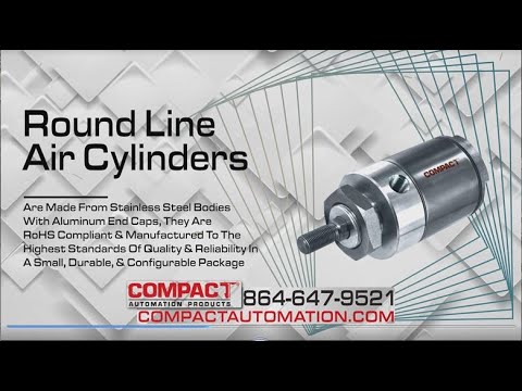 Compact Round Line (RL) Series Cylinders