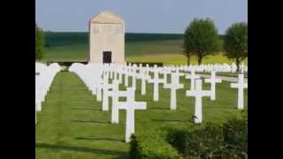 preview picture of video 'Bony France - Somme American War Cemetery - 1918'