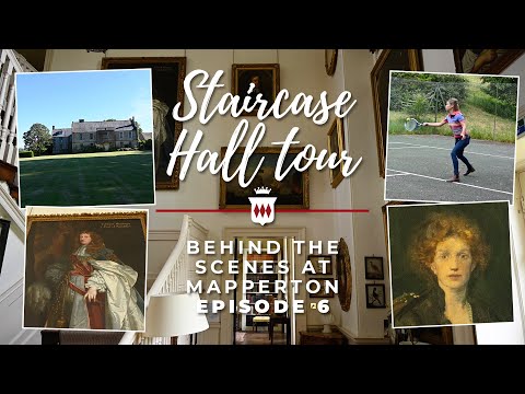 The Portraits and Paintings Hanging in the Staircase Hall - Behind the Scenes at Mapperton Episode 6