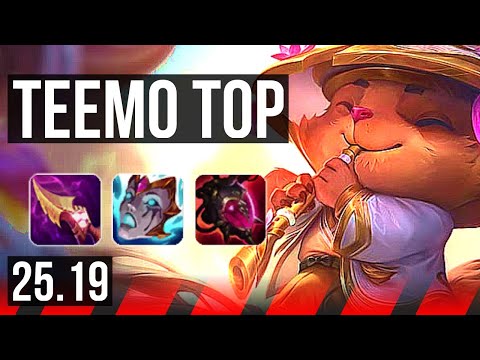 TEEMO vs AATROX (TOP) | 55k DMG | KR Master | 25.19
