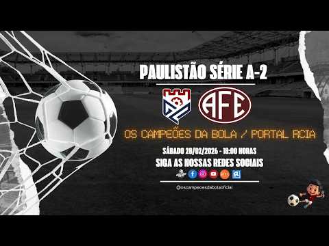 GRÊMIO PRUDENTE X FERROVIÁRIA - AO VIVO - SÉRIE A2 - 2026 - 14ª RODADA - SÁBADO - 28-02-26