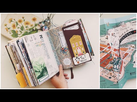 junk journal with me  process video ideas tips