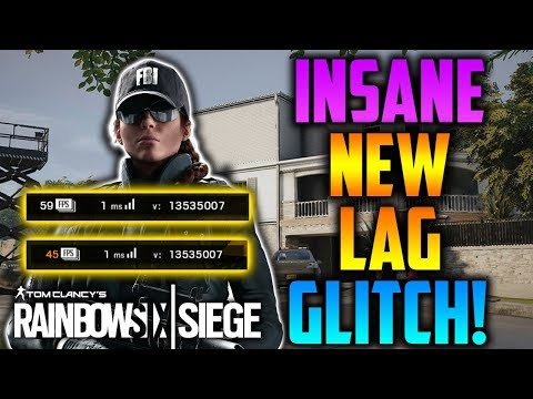 INSANE *NEW* LAG GLITCH! *FPS DROP* (WIN EVERY TIME) - Rainbow Six Siege