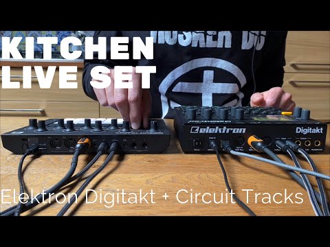 Kitchen Live Set | Elektron Digitakt & Circuit Tracks Jam Live Set | Deega