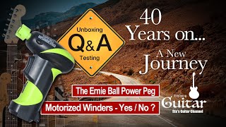 Video thumbnail for UB:34 Motorized String Winder – Ernie Ball Power Peg – A Gimmick? Useful? Do You Really Need One? by Stu's Guitar Channel
