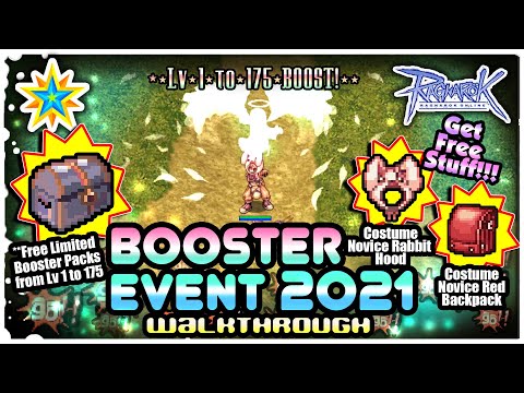 RAGNAROK ONLINE - Booster Event 2021- Free Supplies + Costumes! Grind Lv1 to 175 (PART 1)☆LUCKY STAR