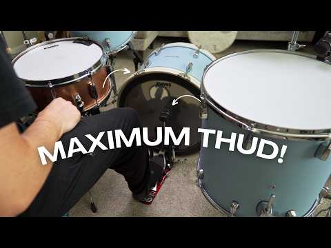 The BEST Way to Tune Your Bass Drum for MAXIMUM Thud
