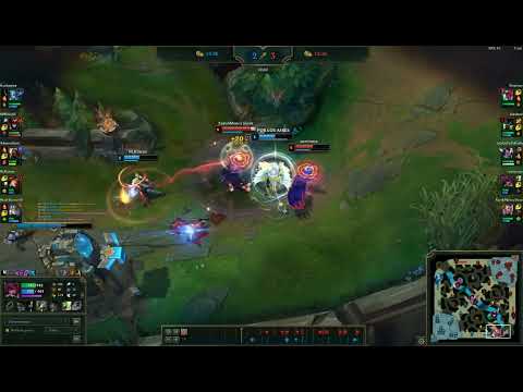 Clean double (Xayah and Rakan vs Miss Fortune and Galio)